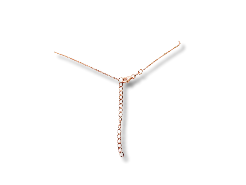 Rose Gold Necklace with Heart Pendant
