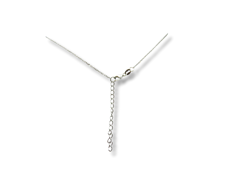 Silver Necklace with Heart Pendant