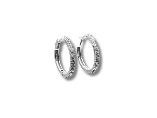 Silver Hoops