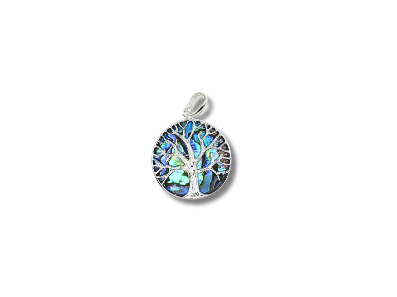 Natural Stone Tree of Life Pendant