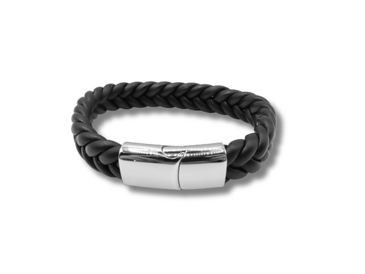 Black Leather Bracelet