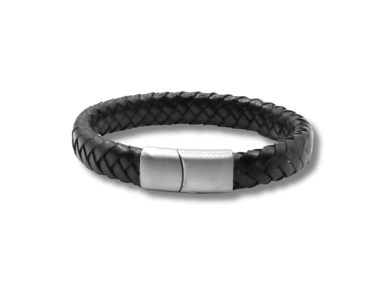 Black Leather Bracelet