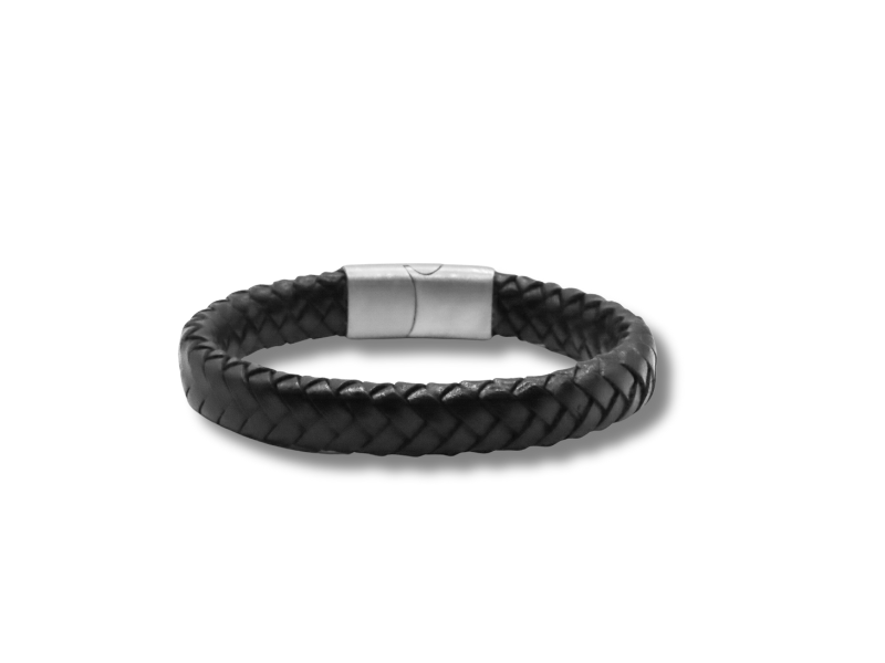 Black Leather Bracelet