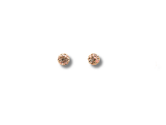 Rose Gold Swarovski Earrings