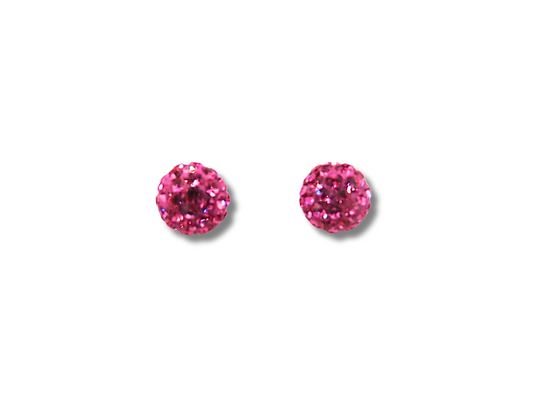 Pink Swarovski Earrings