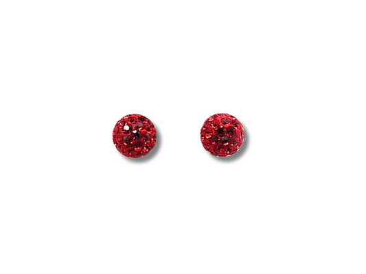 Rote Swarovski Ohrringe