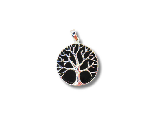 Natural Stone Tree of Life Pendant