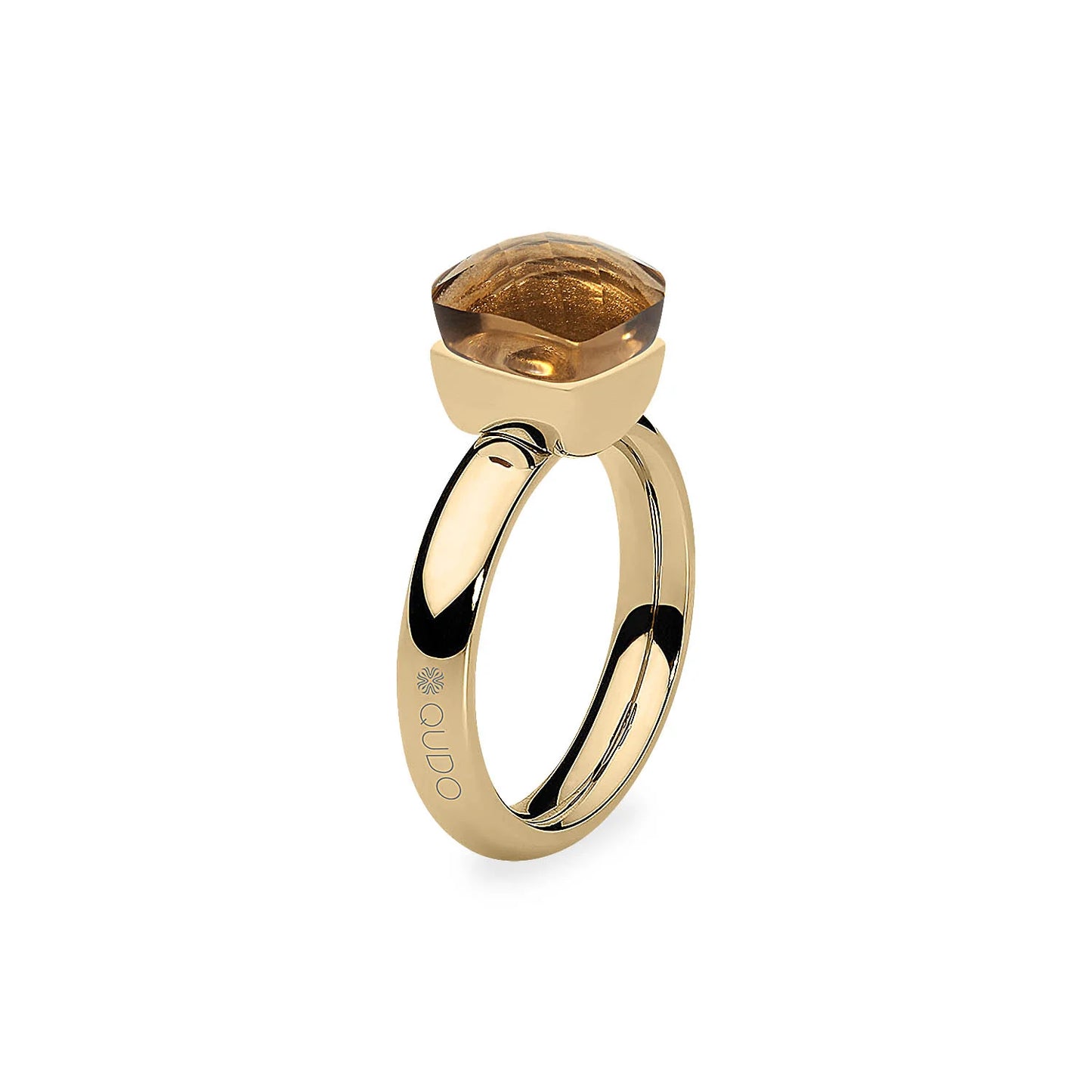 Firenze Ring - Shades of Green & Brown - Gold